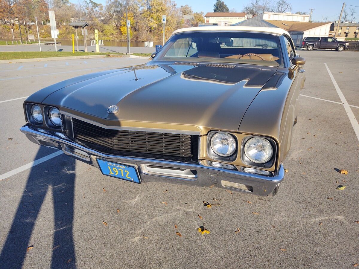 1972 buick skylark v8 5.7l automatic convertible ac