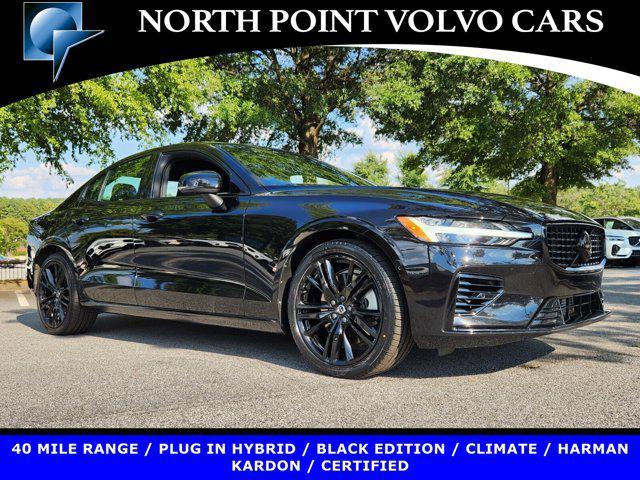 2023 volvo s60 recharge plug-in hybrid t8 plus black edition
