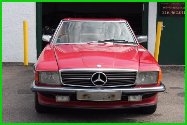 1986 mercedes 500sl euro w 107.046 car!