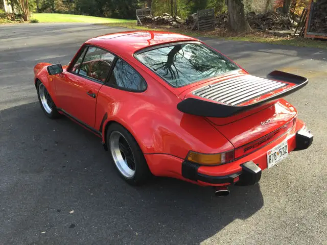 1985 porsche 930 turbo red only 69k miles no reserve