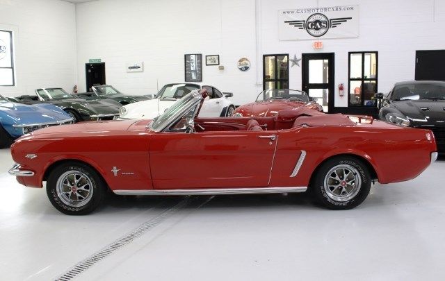 1965 ford mustang 51033 miles red 289 v8 manual