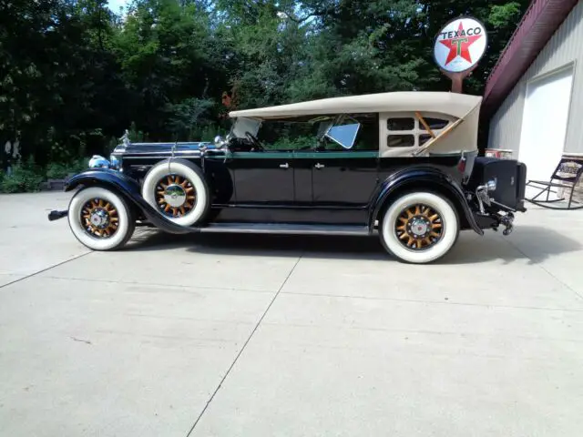 1929 packard model 645 7 passenger touring, dietrich body, deluxe eight, 145 wb