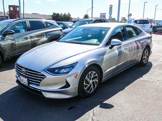 2021 hyundai sonata hybrid blue