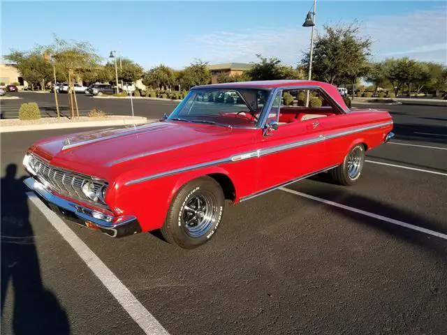 1964 plymouth sport fury 25457 miles red 8 manual