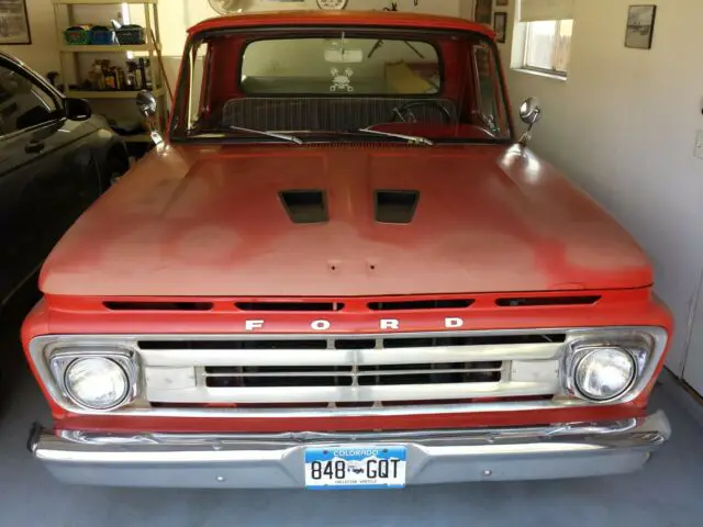 rare 1962 ford f100 short bed unibody styleside custom cab pickup