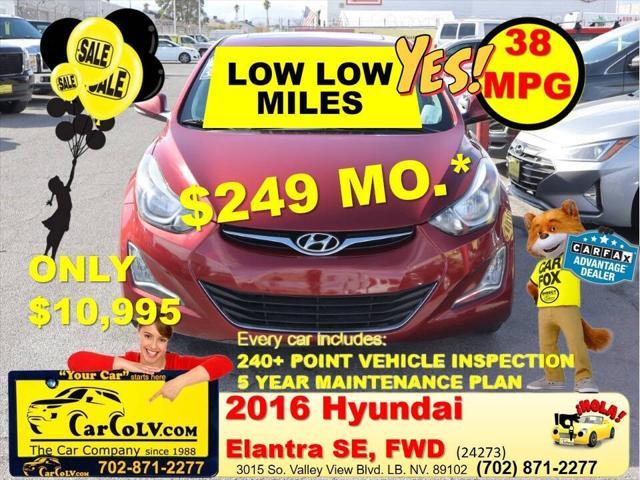 2016 hyundai elantra value edition
