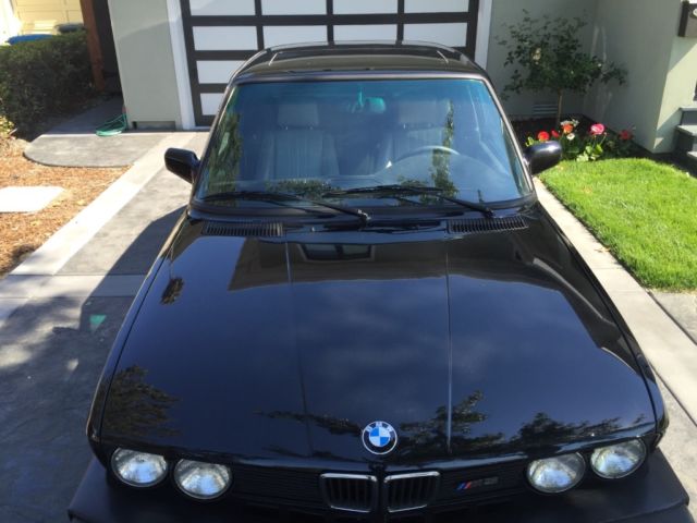 1988 e28 bmw m5 ---1owner---california car --- #2 in production line