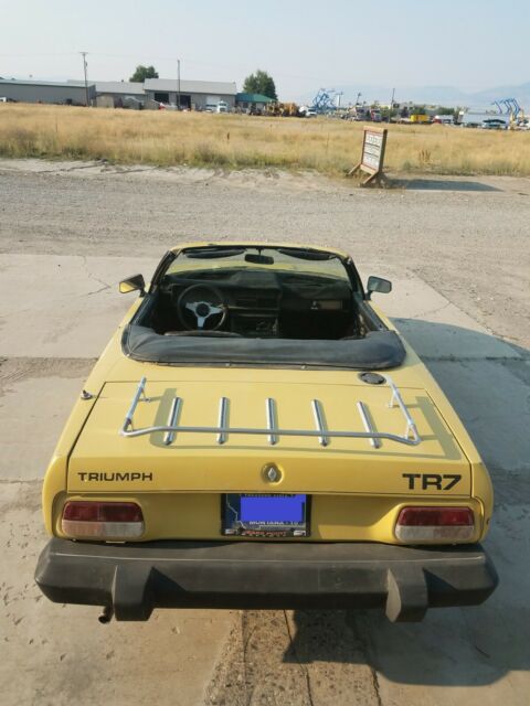 1979 triumph tr7 convertible "the shape of things to come"