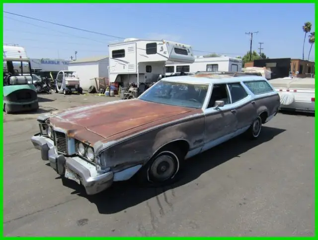 1973 mercury montego mx wagon 8-cylinder gas automatic no reserve