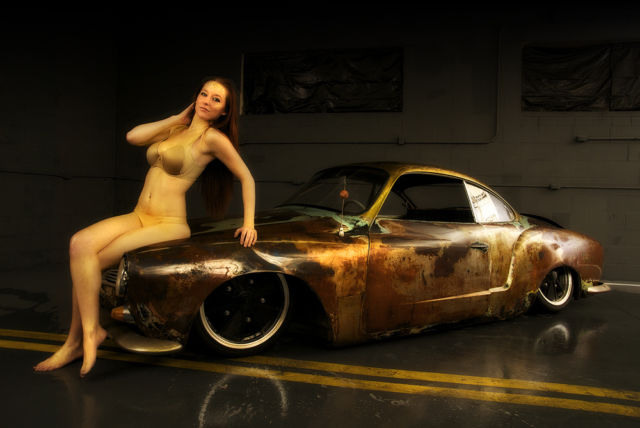 1968 vw karmann ghia custom rat rod from gas monkey garage