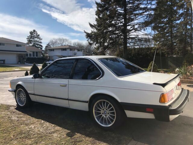 1987 bmw 635csi coupe alpine white/cardinal red interior 5speed 99k miles