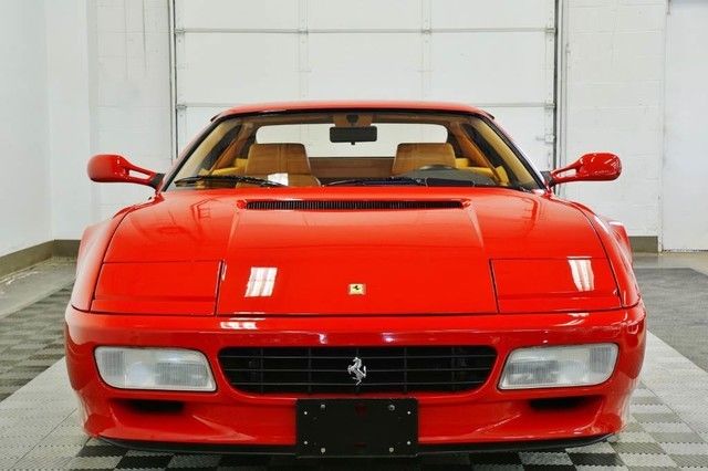 1994 ferrari 512tr rosso corsa beige leather interior only 6,681 miles