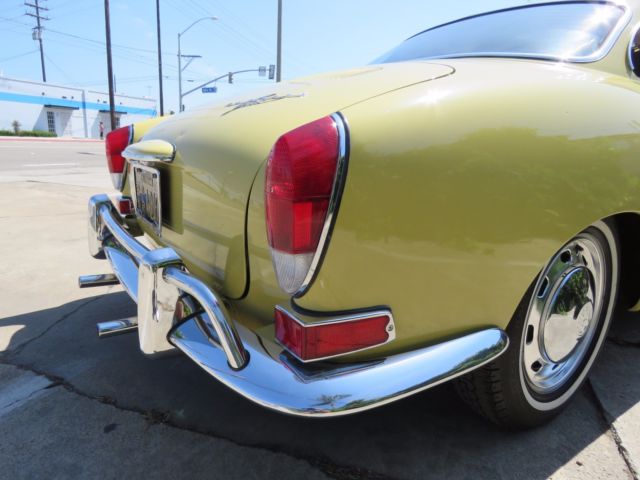 1970 volkswagen karmann ghia hardtop 18k original miles & paint survivor