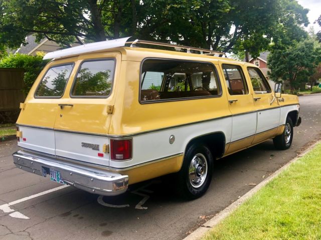 1973 chevrolet suburban c-10 cheyenne super 454 v8 2wd silverado k10 k20 k30 cst