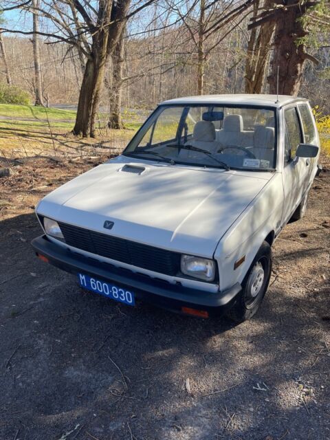 1986 yugo gv hatchback white fwd manual