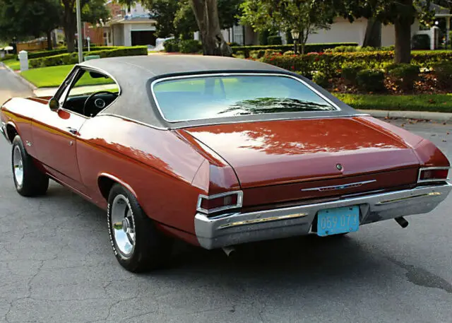 rotisserie restored - 1968 chevrolet chevelle malibu - 100 miles