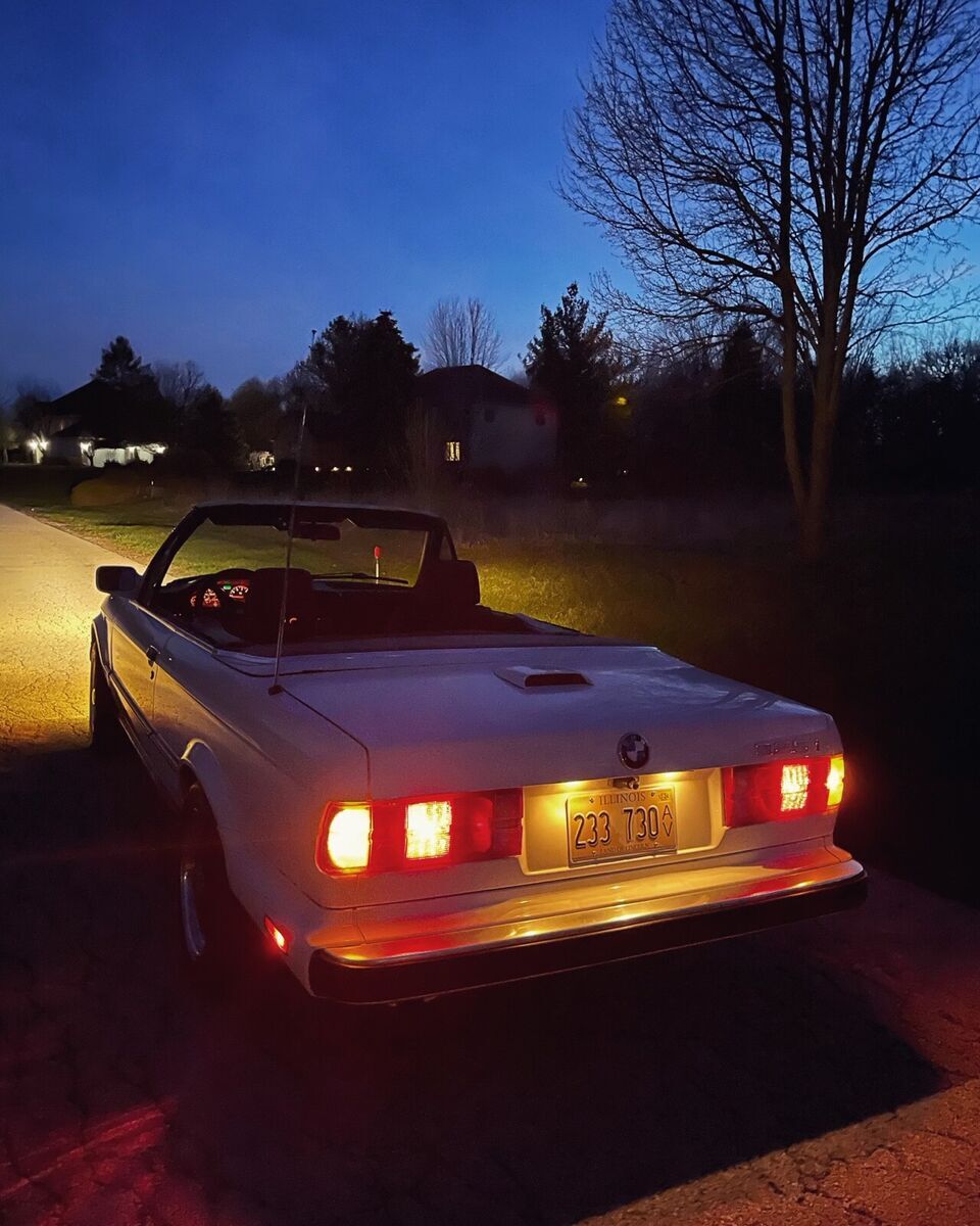 1989 bmw 325i convertible white i automatic