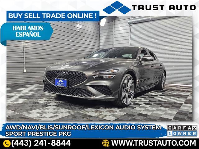 2024 genesis g70 2.5t awd sport prestige sedan