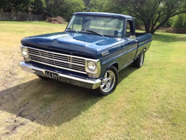 1968 ford f100 short bed hotrod pickup truck classic custom 67 68 69 70 71 72