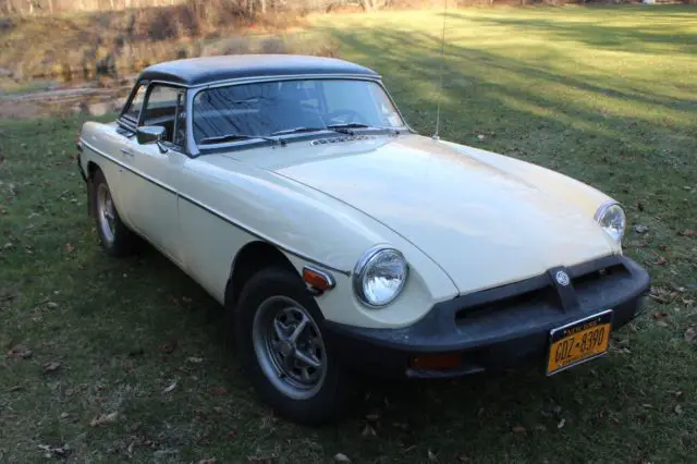 low mileage solid body great running classic 1978 mgb convertible w/ hard top