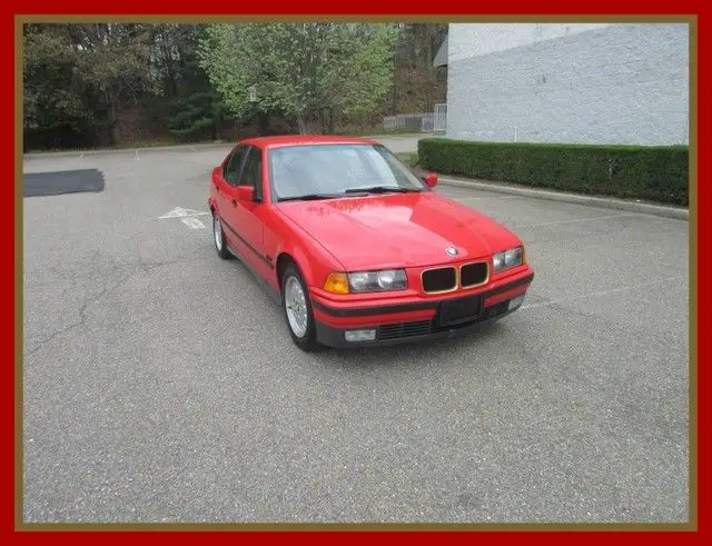 1995 bmw 3 series 325i red 2.5l straight 6-cyl engine automatic