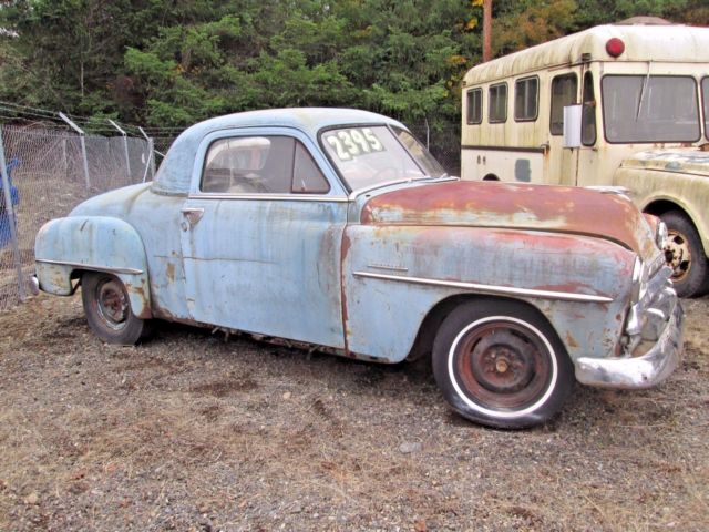 1951 plymouth concord 3 window business coupe 2 door hot rat rod no reserve look