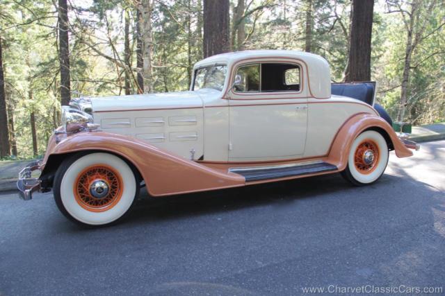 1933 cadillac 355c rumble seat coupe. 1 of 4 known. see video
