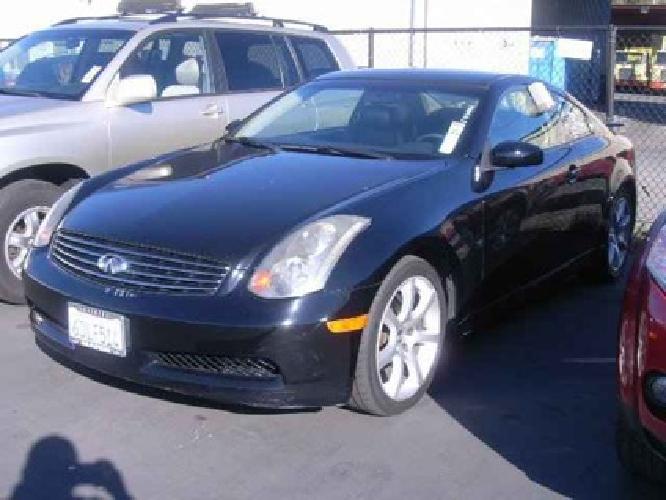 2003 infiniti g35 coupe 2dr cpe auto w/leather in san rafael, ca