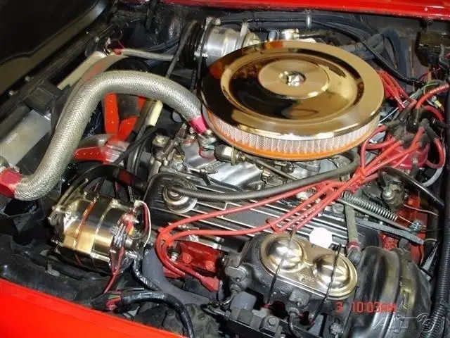 1967 corvette stingray 327 numbers matching w/427 crate engine ac blk leather