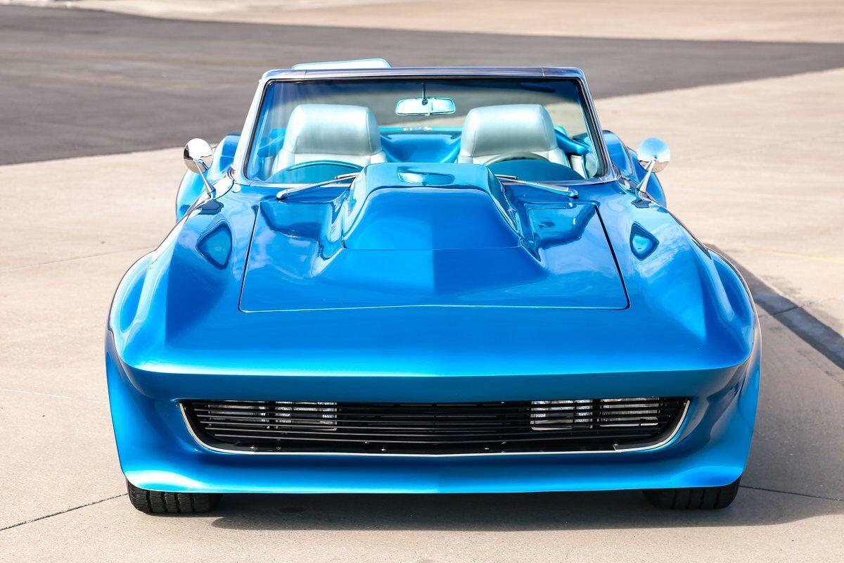 1966 chevrolet corvette 1797 miles blue convertible 355ci v8