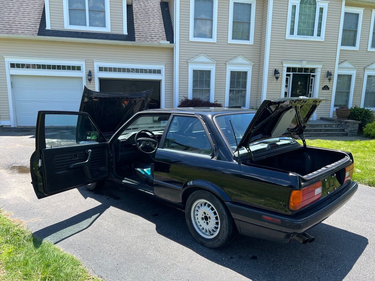1991 bmw 325i coupe black rwd automatic i automatic