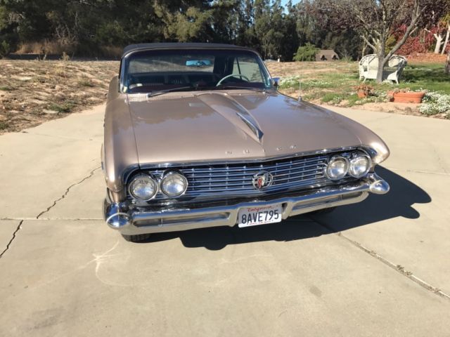 1961 buick invicta convertibleâ€”-excellent exampleâ€”-no rust california car
