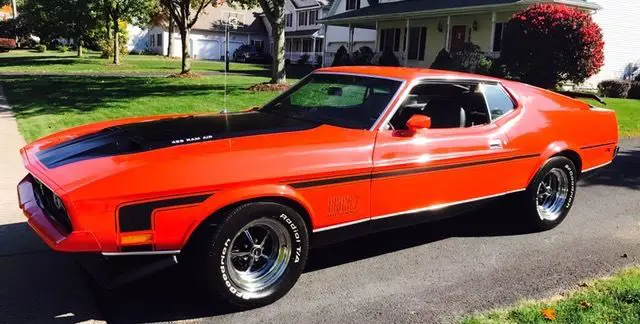 1972 ford mustang mach 1 with 429 cobra jet in like new condition