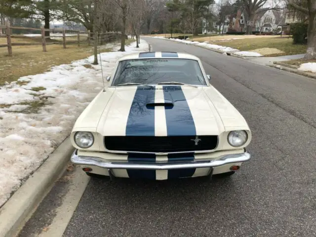 nice 1966 ford mustang shelby gt350 tribute/clone, dual quads, ready for spring!