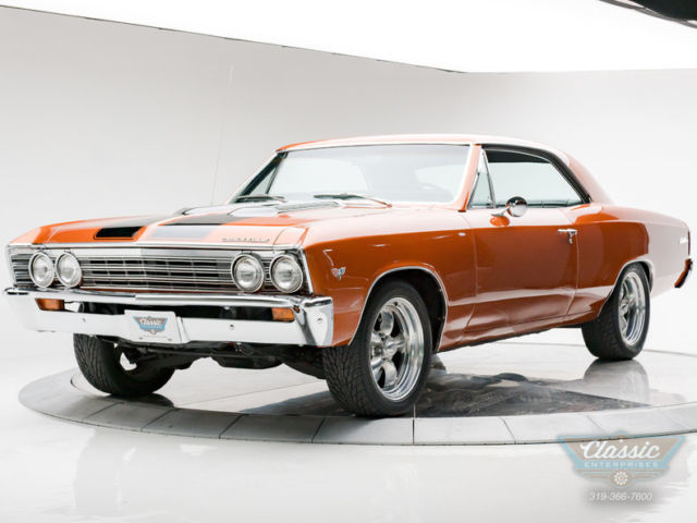 1967 chevrolet chevelle malibu well done restoration copper metallic
