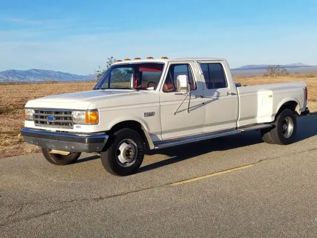 1989 f-350 xlt lariat 7.5l crew cab rust free solid 49k original miles 1 owner