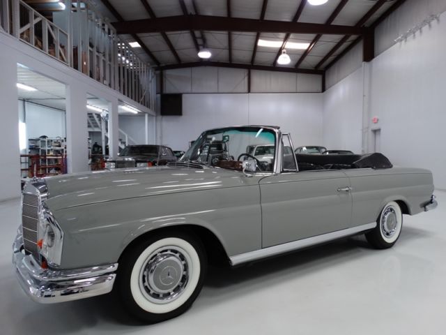 1963 mercedes-benz 220se 4-passenger cabriolet, rare bucket seat option!