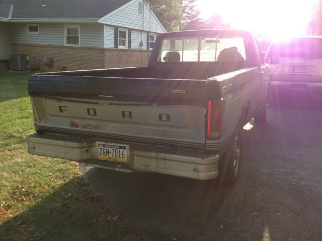 1985 ford f150 xl 4x4 pickup truck 4.9 engine 4 speed manual trans floor shift