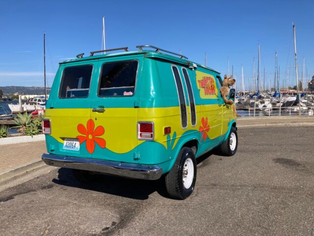 1977 chevy c10 van scooby doo mystery machine #vanlife cartoon camper truck van