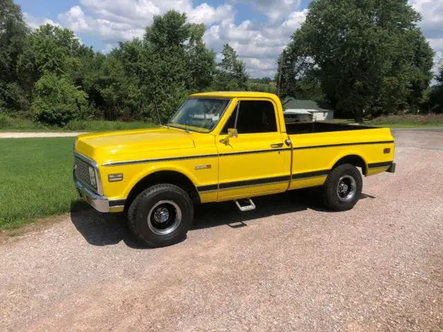 1972 chevrolet cheyenne k-10 4x4 original short bed