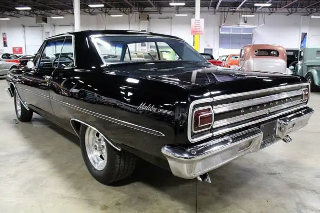 1965 chevrolet malibu 4930 miles black coupe 454ci v8 3 speed automatic