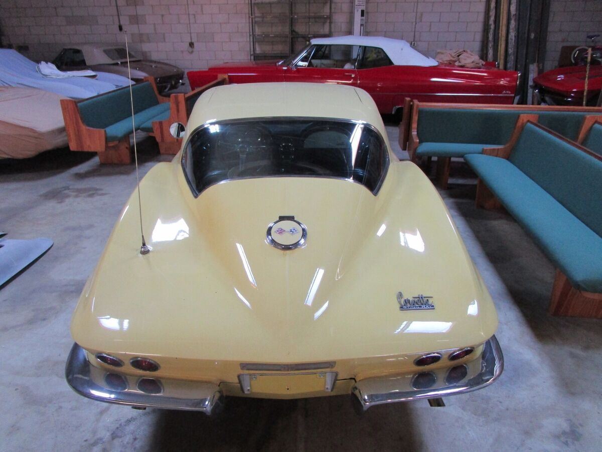 1967 chevrolet corvette sport coupe l-71 427/435 4 speed sunfire yellow pw