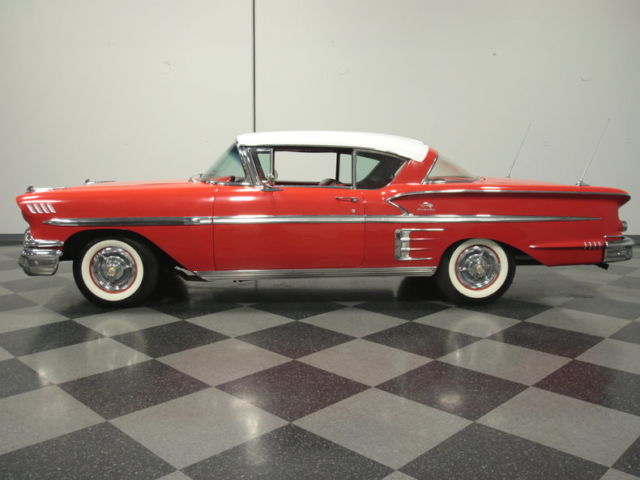 tri-power 348 v8, powerglide, dual exhaust, pwr brakes, hard to find '58 imp!!