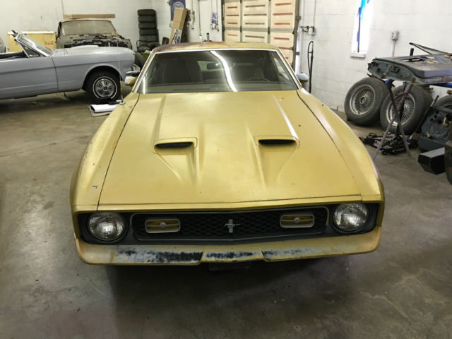 1972 ford mustang mach one fastback cobra jet rare
