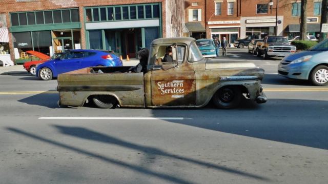 1958 chevrolet apache bagged patina air ride c-10