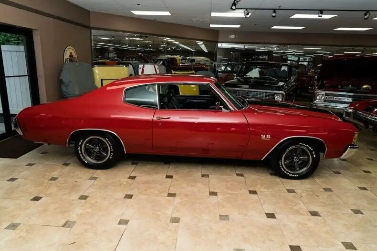 1971 chevrolet chevelle ss454 9999 miles cranberry red