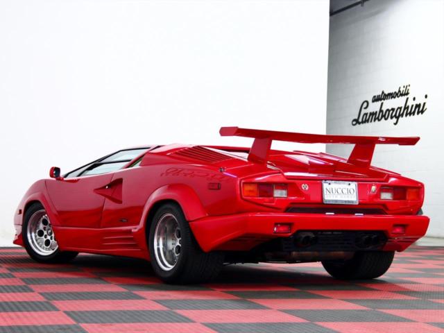 89 countach 25th anniversary ed - rare - rosso perleto / tan! only 19k miles!