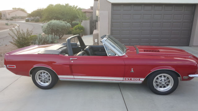 1968 ford mustang shelby gt500 convertible
