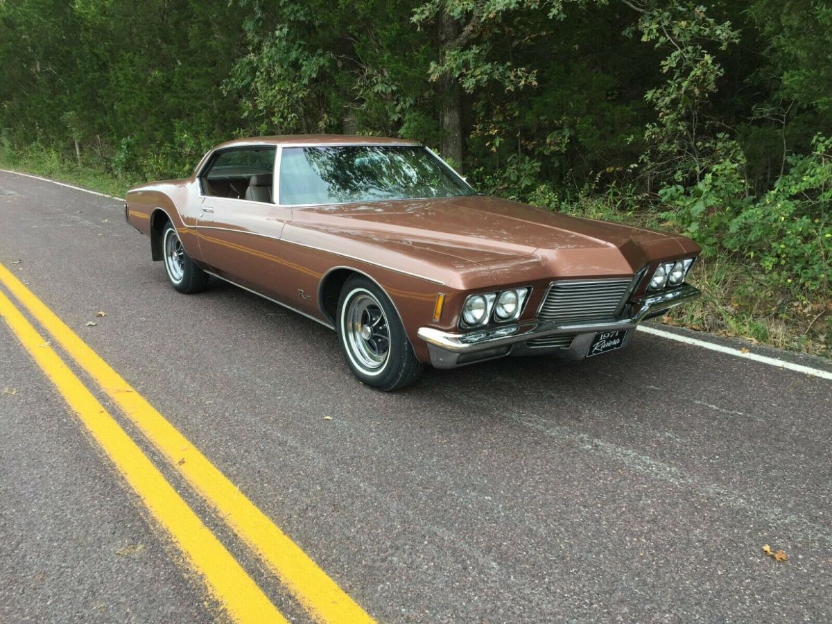 1971 buick "boat tail" riviera, bought from original owner's family. unrestored