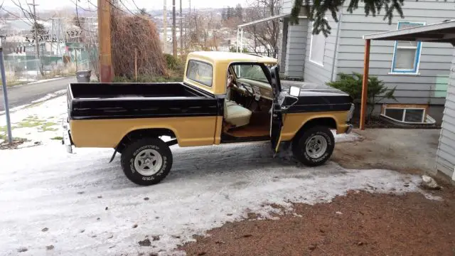 ford f100 4 wheel drive, short box